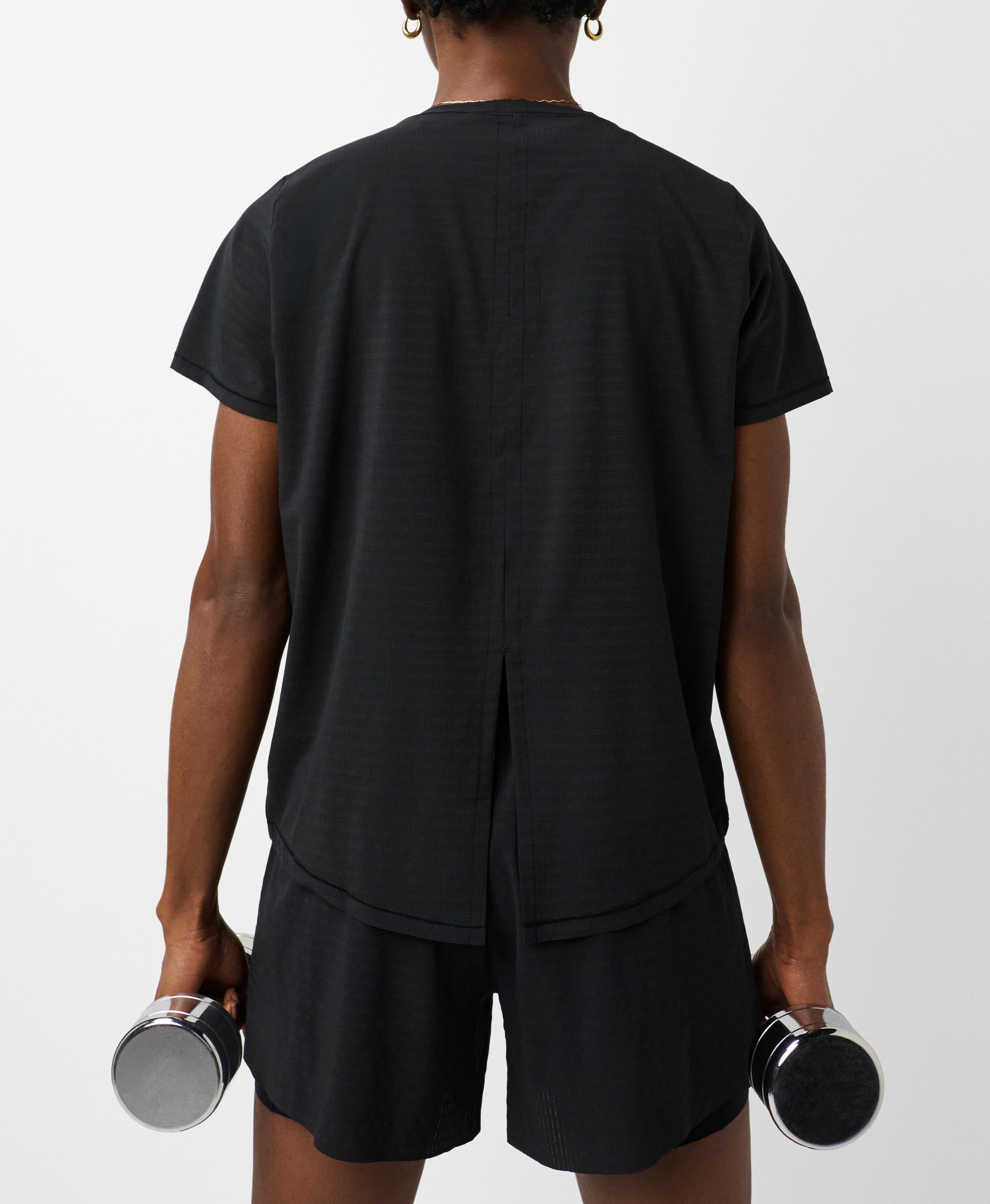 Ultimate Train Perforated Tie Back Tee