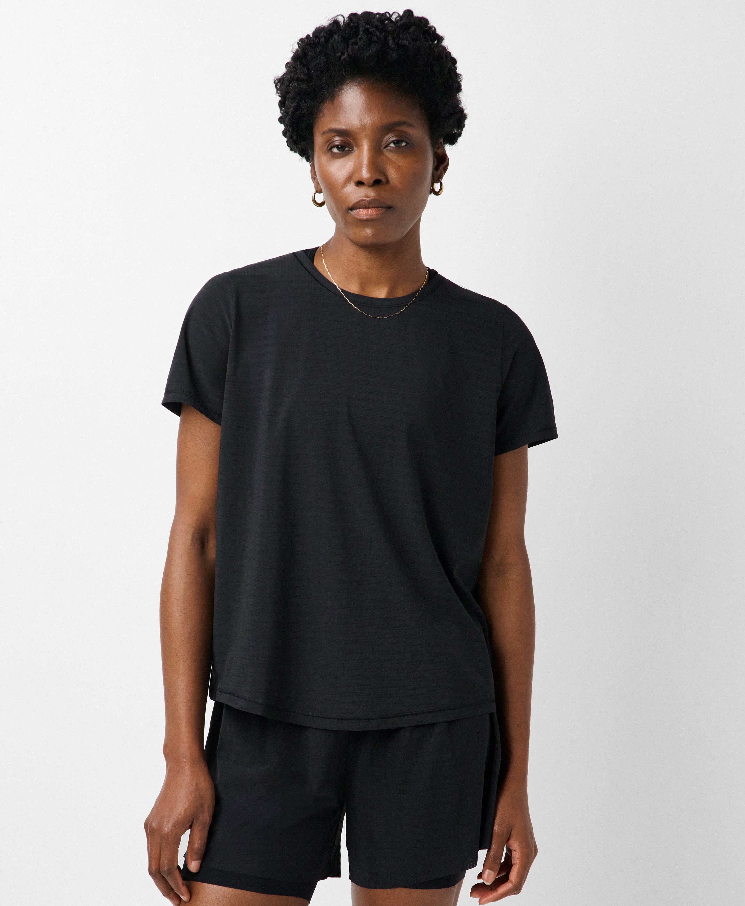 Ultimate Train Perforated Tie Back Tee