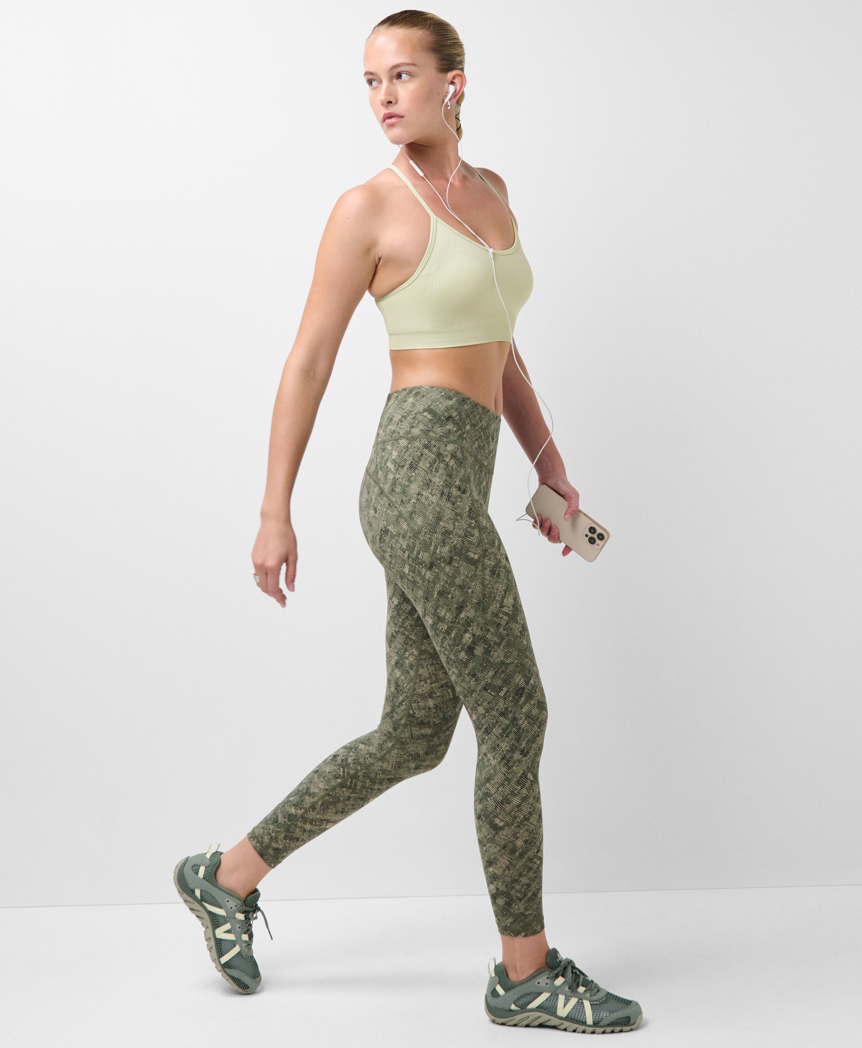 Textured Seamless Linear Lines Bra