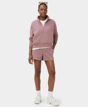 Revive Rib Mix Half Zip Sweatshirt