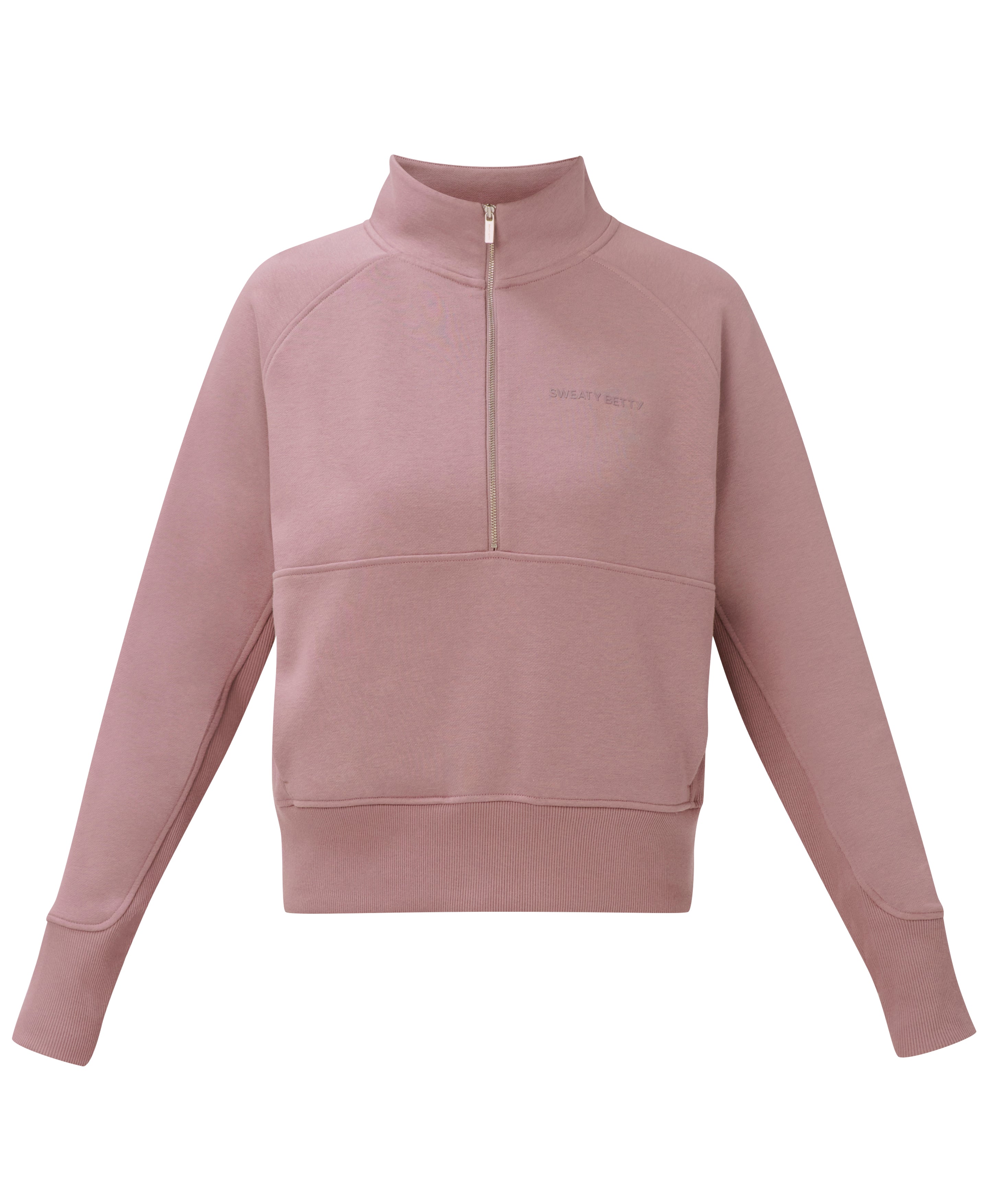 Revive Rib Mix Half Zip Sweatshirt
