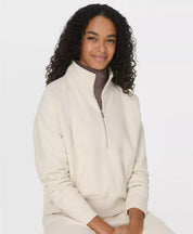 Revive Rib Mix Half Zip Sweatshirt