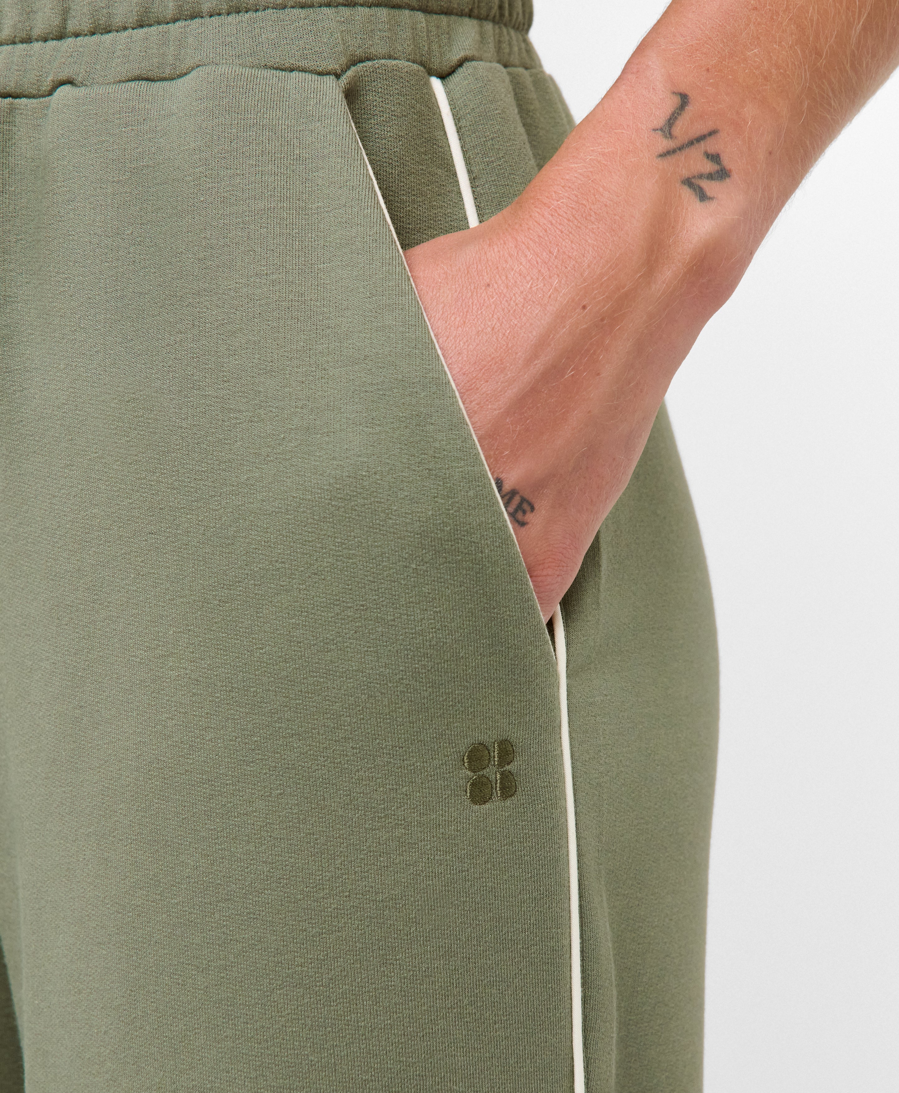 After Class Piped Wide Leg Trouser