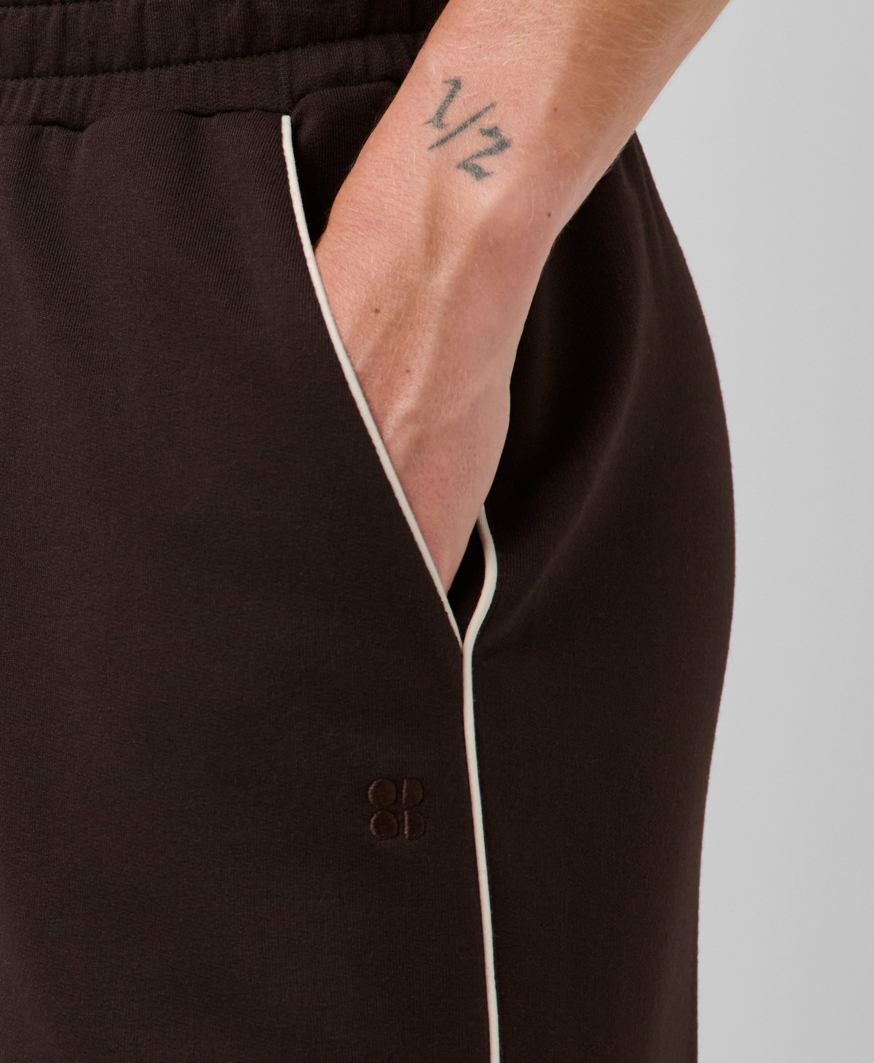 After Class Piped Wide Leg Trouser