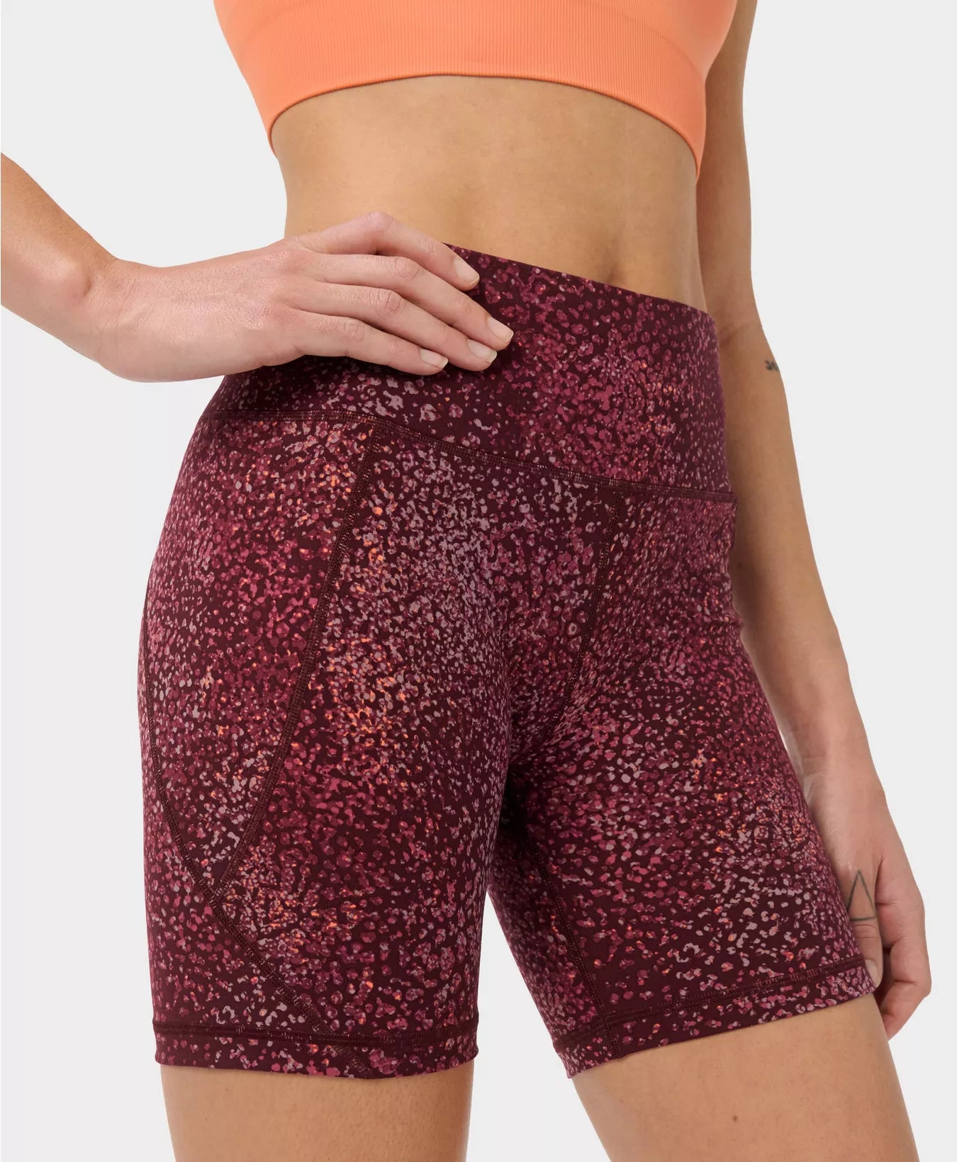Power 6" Biker Shorts