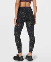 Power 7/8 Foil Workout Leggings