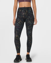 Power 7/8 Foil Workout Leggings