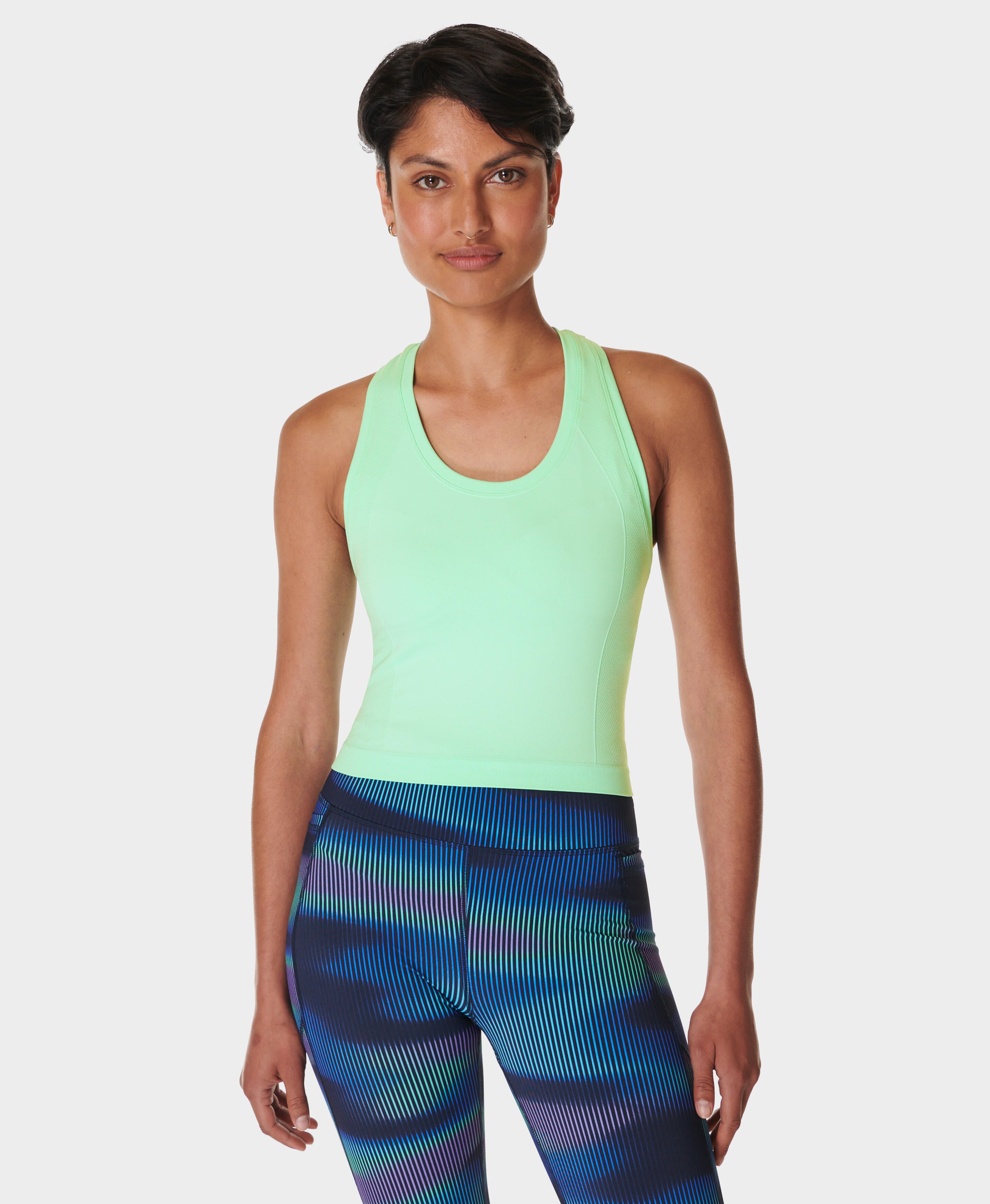 Athlete Crop Seamless Workout Tank Top