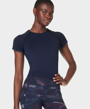 Athlete Crop Seamless Workout T-Shirt