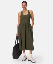 Explorer Ribbed Racer Dress