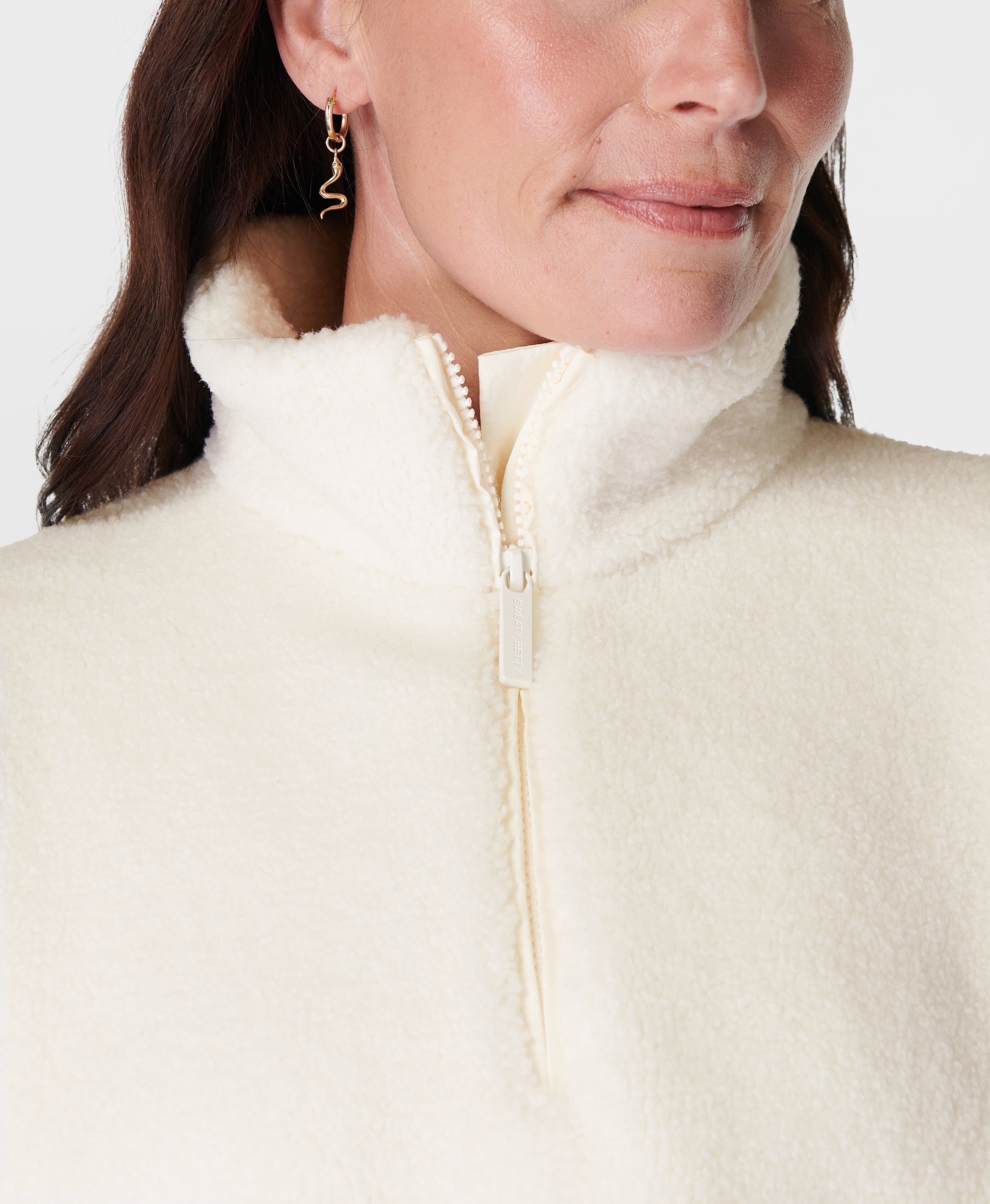 Plush Textured Half Zip