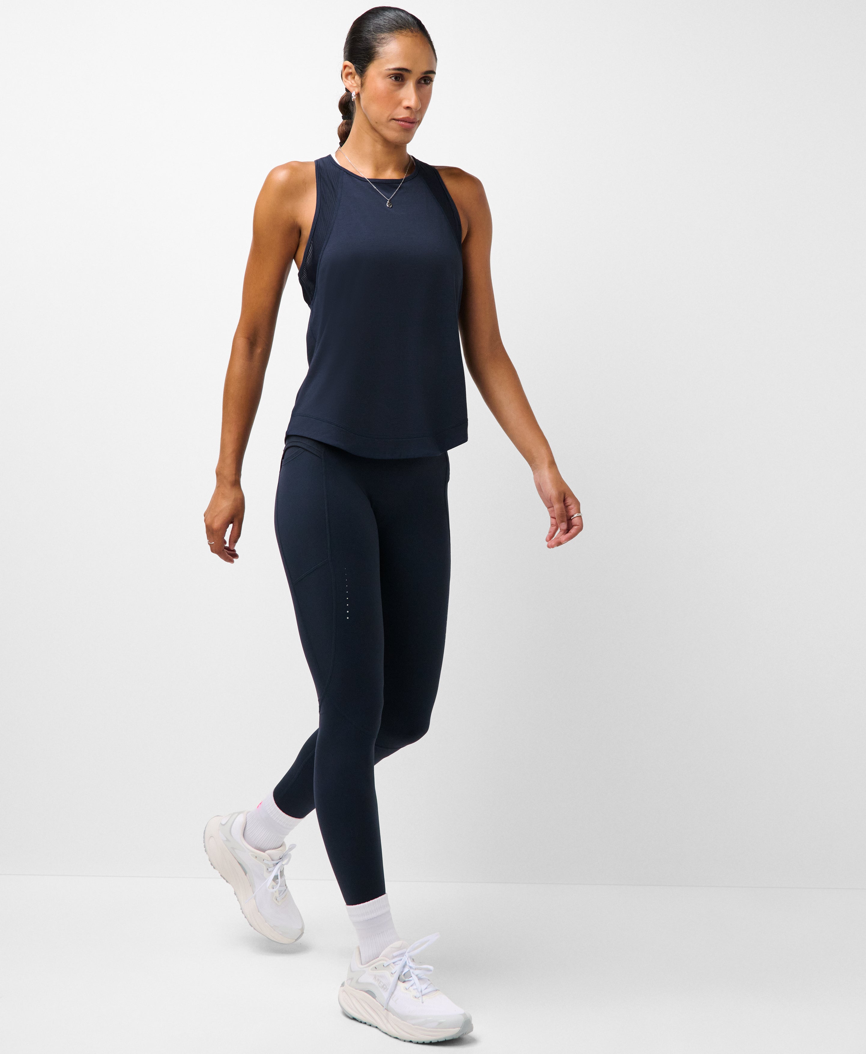 Breathe Easy Mesh Run Tank Top