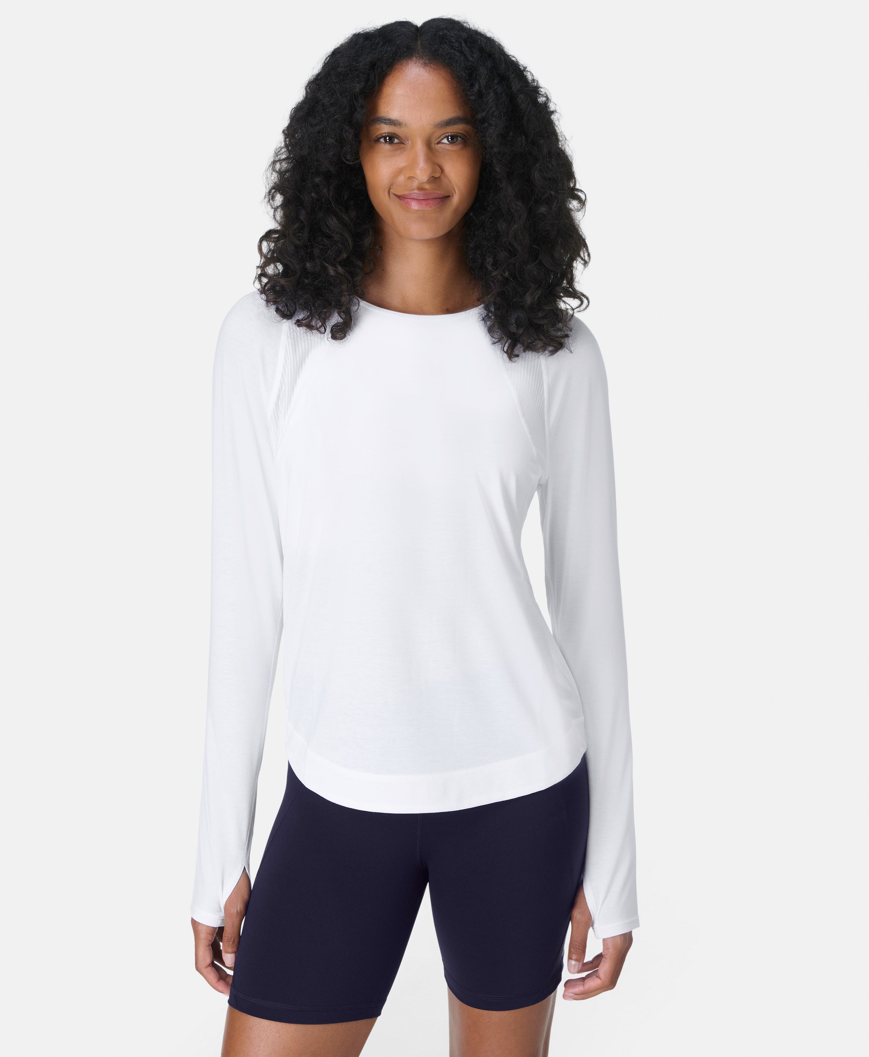 Breathe Easy Mesh Long Sleeve Top